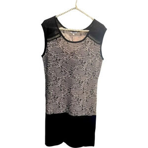 NWT Yuka Paris Luxury Sleeveless sweater dress w/ chain mail T2 - Medium